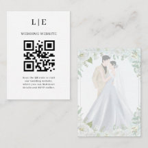 Romantiskt Vattenfärgsbröllop