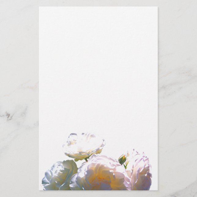 Romantiskt vitt, gult, orange, guldfärgat ro (Framsida)