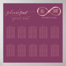 Romantitiska monogramkassier i ro guld