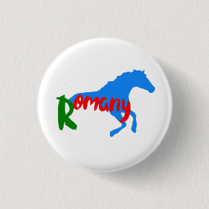Romany Gypsy-häst Button Knapp