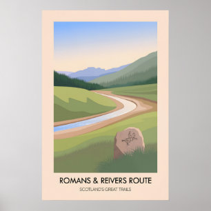 Romar och Rövare-rutt Skottlands stora leder Poster