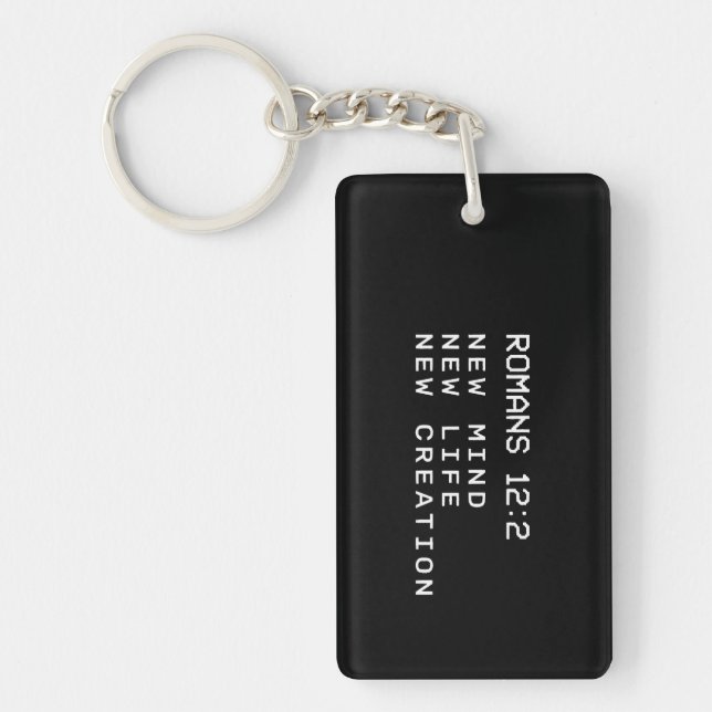 Romarbrev 12:2 Nytt sinne livs skapelse minimalism (Framsidan)