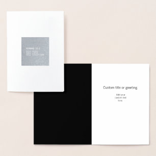 Romarbrev 12:2 Nytt sinne livs skapelse minimalism Folierat Kort