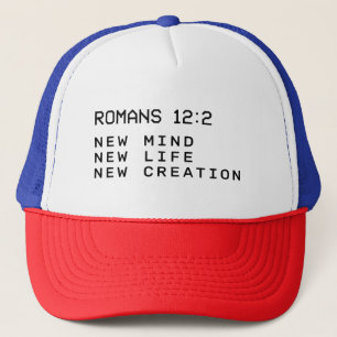 Romarbrev 12:2 Nytt sinne livs skapelse minimalism Keps