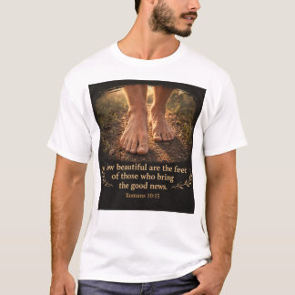 Romarbrevet 10:15 och evangelium t shirt