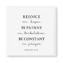 Romarbrevet 12:12 Bibelvers