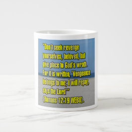 Romarbrevet 12:19 WEBU Mugg Jumbo Mugg