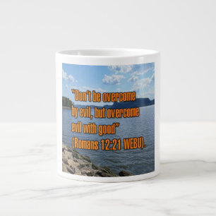 Romarbrevet 12:21 WEBU Mugg Jumbo Mugg