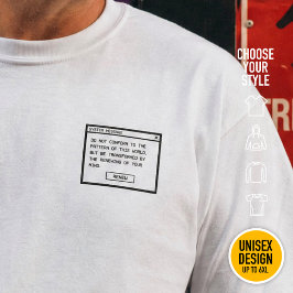 Romarbrevet 12:2 Anpassa er inte efter Kristna Str T Shirt