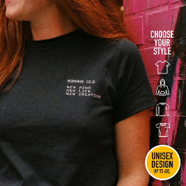 Romarbrevet 12:2 Nytt liv Kristet minimalistiskt t Shirt