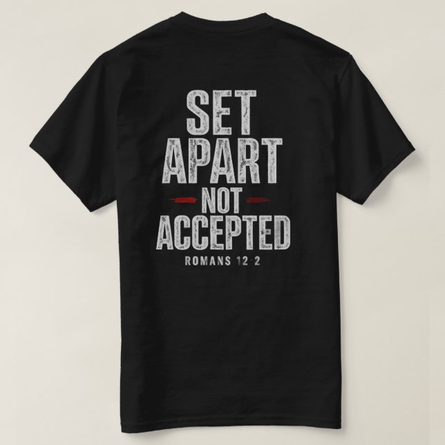 Romarbrevet 12:2 T Shirt (Design baksida)