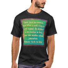 Romarbrevet 12:9-10 T-Shirt