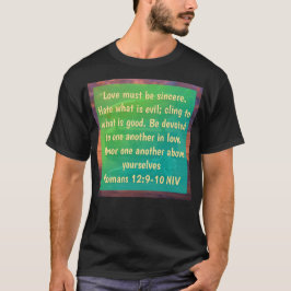 Romarbrevet 12:9-10 T-Shirt
