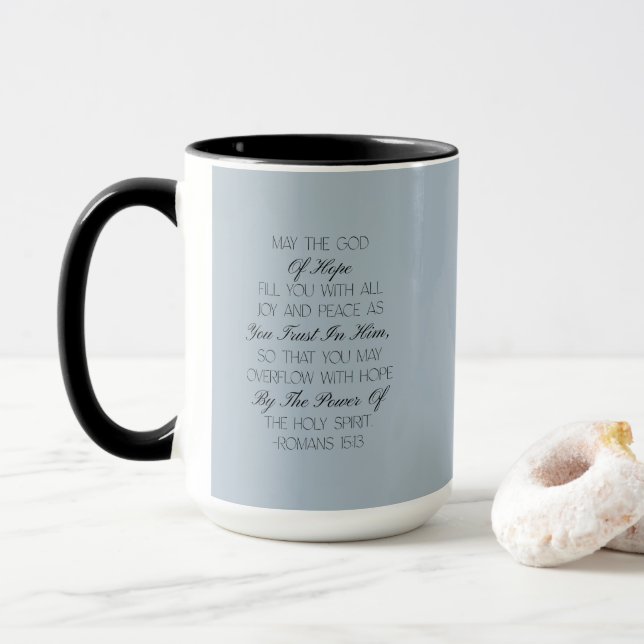 Romarbrevet 15:13 Hopp Bibelvers Mugg (Med munk)