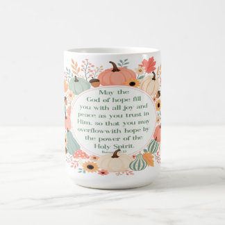 Romarbrevet 15:13 Höst Kaffemugg