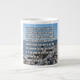 Romarbrevet 5:6-8 WEBU Mug Jumbo Mugg