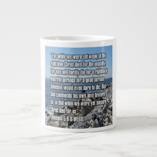 Romarbrevet 5:6-8 WEBU Mug Jumbo Mugg