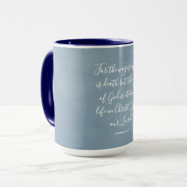 Romarbrevet 6:23 Anpassningsbar Bibelvers Mugg