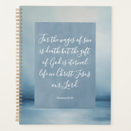 Romarbrevet 6:23 Bibelvers Bild Spiral antecknings