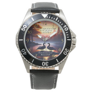 Romarbrevet 6:23 Gud älskade så  Armbandsur