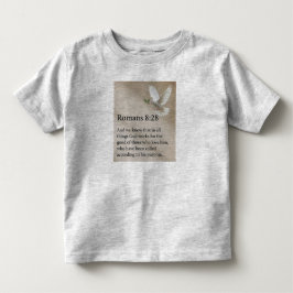 Romarbrevet 8:28 Bibelvers Barn T-Shirt
