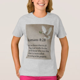 Romarbrevet 8:28 Bibelvers Flicktröja T Shirt