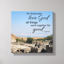 Romarbrevet 8:28 Canvastryck