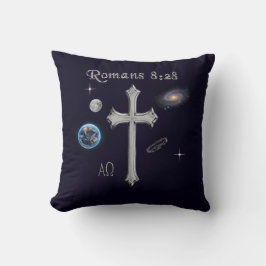 Romarbrevet 8:28 kristen bibelvers kudde