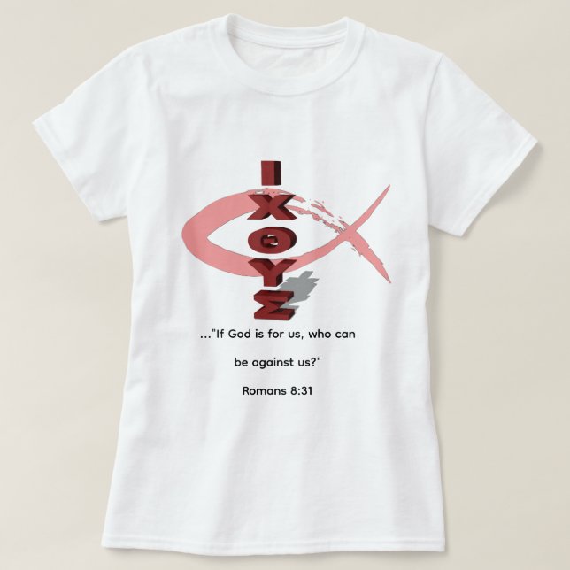 Romarbrevet 8:31 t shirt (Design framsida)