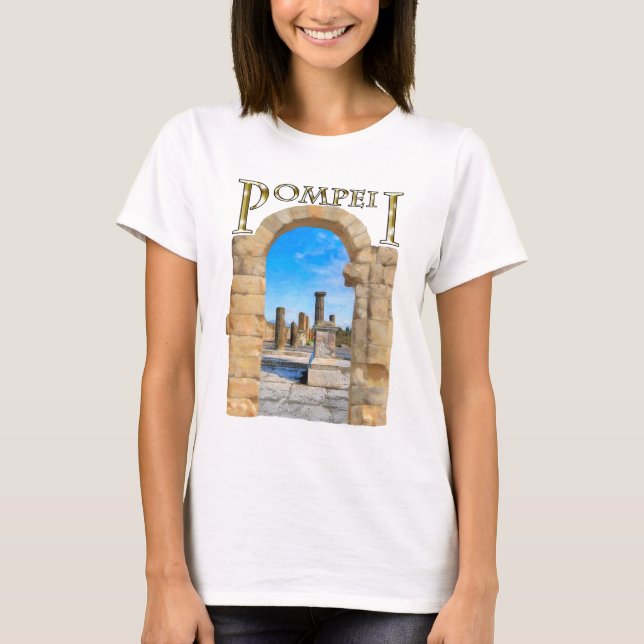 Romaren fördärvar av forntida Pompeii Tee (Framsida)