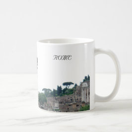 Romaren fördärvar hänrycker i den Rome italien Kaffemugg