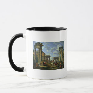 Romaren fördärvar med en profet, 1751 mugg