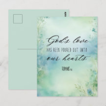 Romarna Guds kärlek har hällts ut i våra hjärtan