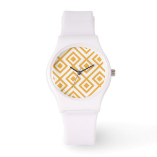 Romb format geometriskt mönster armbandsur