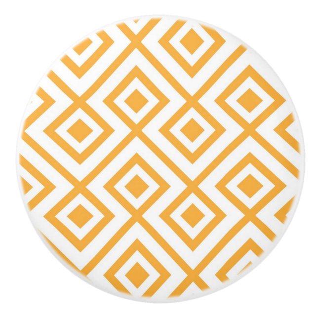 Romb format geometriskt mönster knopp (Framsidan)