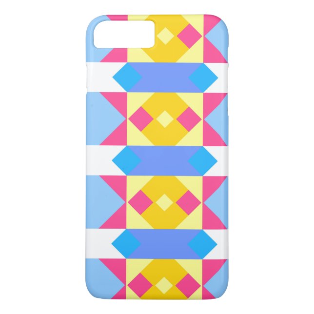 Romb och andra former abstrakt design Case-Mate iPhone skal (Baksida)