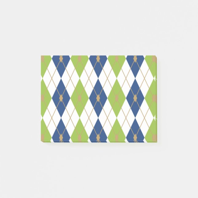 Rombfärgkombination 4 post-it block (Framsida)