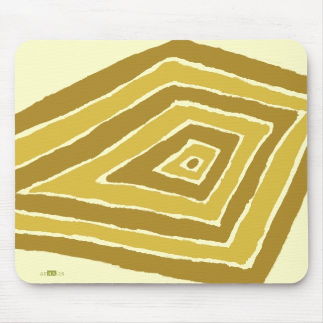 Romboidal amarillo. Mousepad Musmatta (Framsidan)
