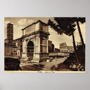 Rome båge av Titus Poster