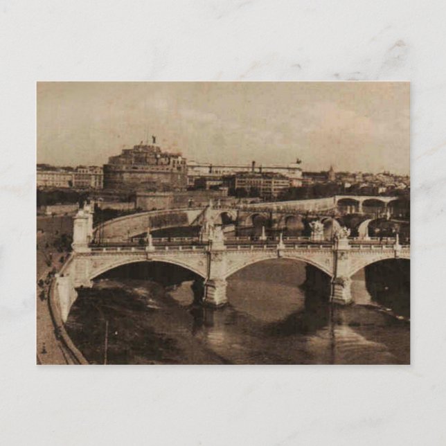 ROME-broar 1920-replikering Vykort (Framsida)