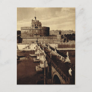 Rome Castello Santa Angelo Helg Vykort