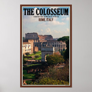Rome - Colosseum från fora Poster