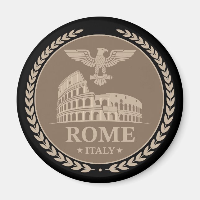 Rome Colosseum Italy Europe Magnet (Framsidan)