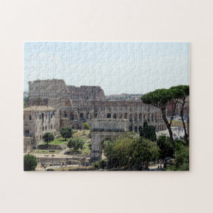 Rome Colosseum och romerskt forapussel Pussel