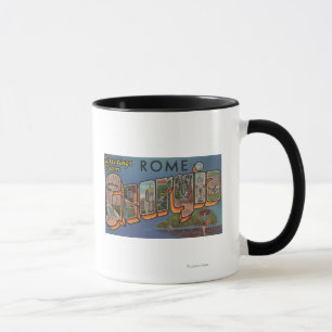 Rome GeorgiaLarge brev ScenesRome, GA Mugg