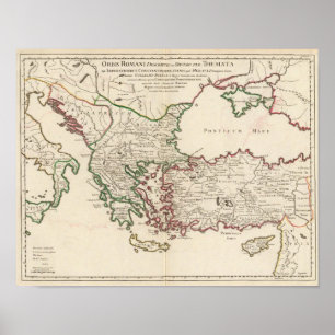 Rome Grekland, Turkiet Poster
