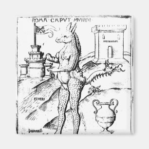 Rome huvudstad av världen, 1596 magnet