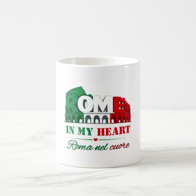 Rome in My Heart-Mugg Kaffemugg (Center)