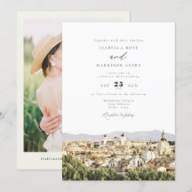 ROME Italien Skyline Destination Wedding