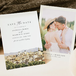 ROME Italien Skyline Mål Spara datum Inbjudningar